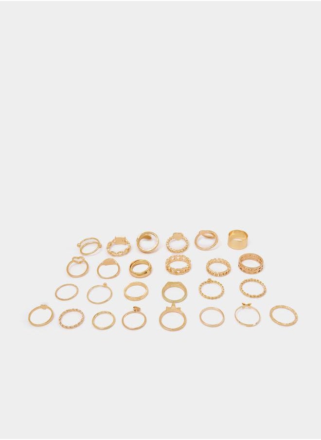 Styli Set of 26 - Heart Accent Assorted Rings  - Image 3