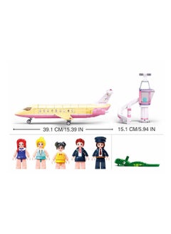 Sluban Sluban - Girl's Dream Luxurious Plane 384 Pieces - M38-B1166  - Image 3