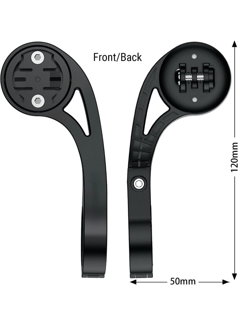 التركيب الأمامي المتوافق مع جهاز Garmin Edge GPS للدراجات، XOSS G/G+، iGPSPORT GPS - حامل عجلة الدراجة 25.4 مم 31.8 مم لحمل الكاميرا GoPro - Image 4