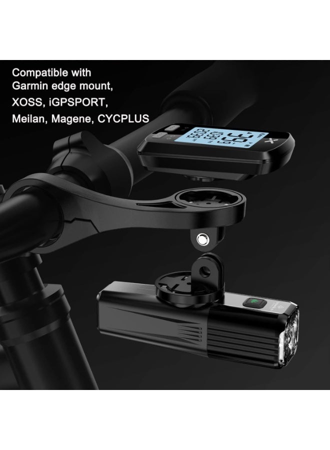 التركيب الأمامي المتوافق مع جهاز Garmin Edge GPS للدراجات، XOSS G/G+، iGPSPORT GPS - حامل عجلة الدراجة 25.4 مم 31.8 مم لحمل الكاميرا GoPro - Image 2