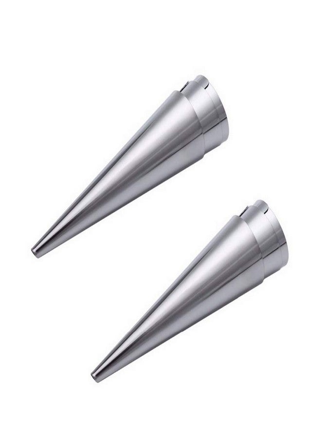 Teensery 12 Pcs Cream Horn Molds Stainless Steel Cones Pastry Roll Molds Croissant Puff Ice Cream Mold Baking Tools (3.5 Inch) - Image 2