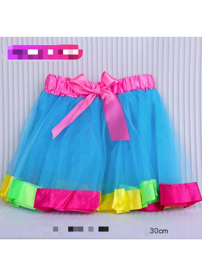 NIBEMINENT Children's Day bestselling girls' dresses, rainbow dresses, tulle dresses, children's dance dresses, half dresses, princess dresses and performance costumes