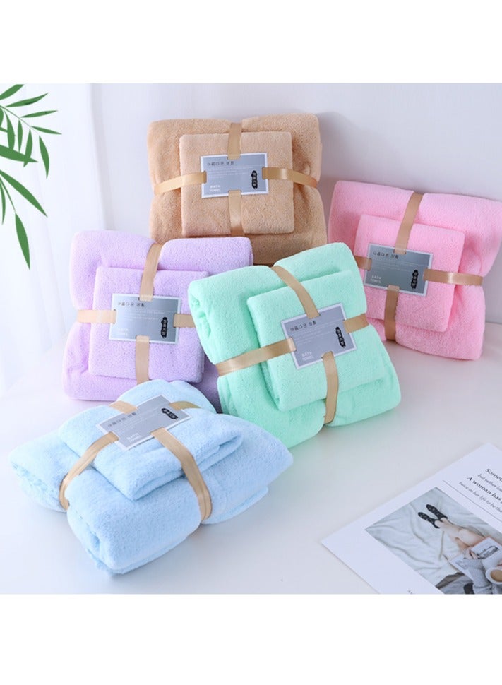 جولدن ميليون Comfortable towel and bath towel set shower towel - Image 2