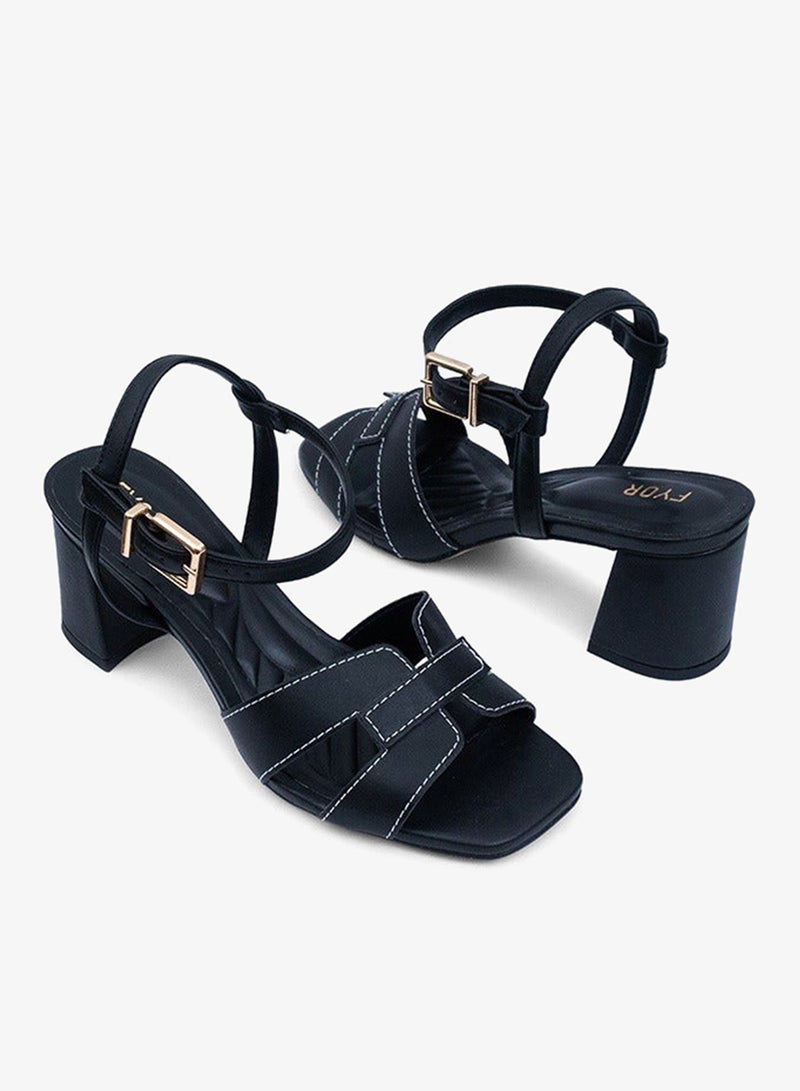 FYOR Stylish Block Heel BCR 042 - Image 3