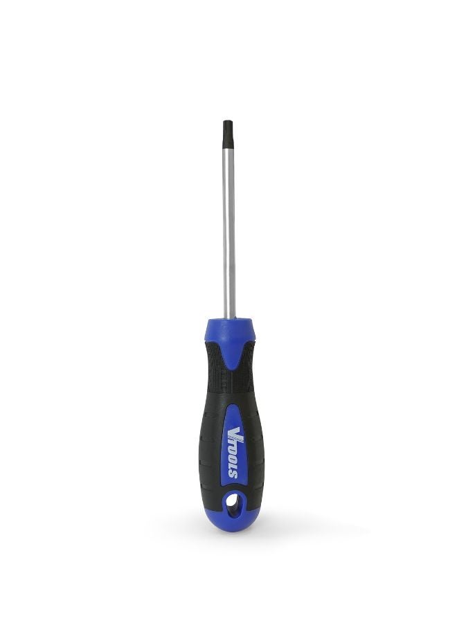 VTOOLS T27 Torx Screwdriver with Magnetic Black Tip and Ergonomic Grip Professional & Multi-Purpose Screwdriver 5x100mm Perfect For Work & Home Use - Image 1