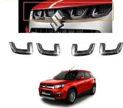 SDR Front U Grill For Maruti Suzuki Vitara Brezza (Set of 4) - Image 2