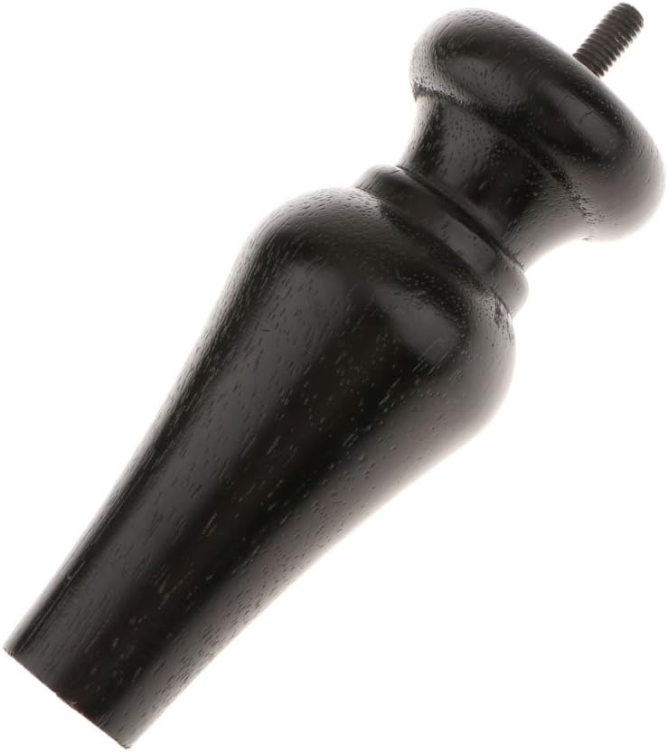 klarako 4 x Wooden Furniture Feet Leg Plinth for Sofa Couch Chair klarakoBlack - Image 4