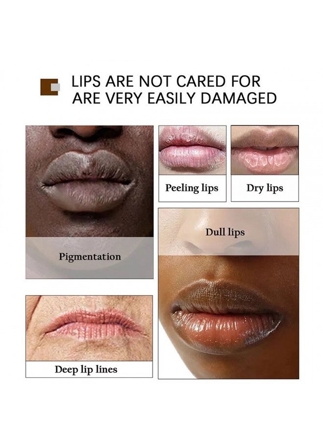 Yoxier - Lip LIghtening Scrub Balm,Lip Scrub For Dry Lips ,Lighten Dark Lips For Men Women Natural Balm Moisturizer Exfoliator Sleeping ，Lip Exfoliator And Moisturizer For Dry Chapped Lips ﻿ 20G - Image 1