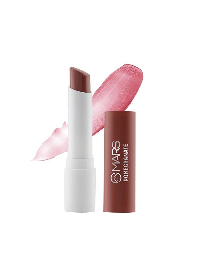 MARS Aqua Splash Tinted Lip Balm Enriched with Shea Butter, Jojoba Oil, Vitamin-E & Cocoa Extract | Repair Chapped Lips | Non-Sticky, Moisturising & Nourishing | 3.0 gm (02-POMEGRANATE) - Image 1