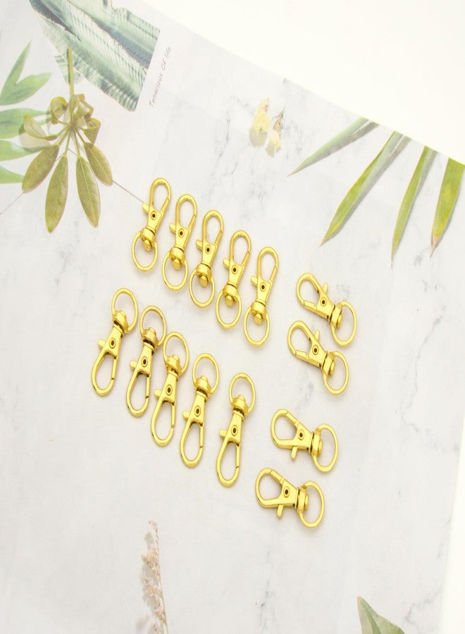 ZoloAJay 50pcs Swivel Snap Hooks Premium Metal Golden Lobster Claw Trigger Clasps for Lanyard Keychain Rings Bag Purse Tag Jewelry Making DIY Crafts Length 1.26inch(32mm) Inside Width 0.39inch(10mm) - Image 4