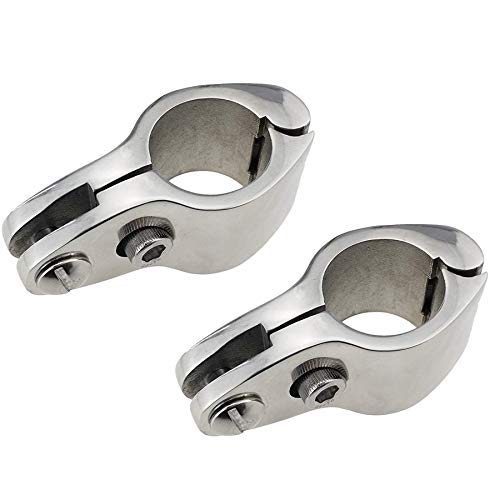 NRC&XRC Heavy Dudy 316 Stainless Boat Bimini Top Hinged Jaw Slide 7/8" (Pair) - Image 1