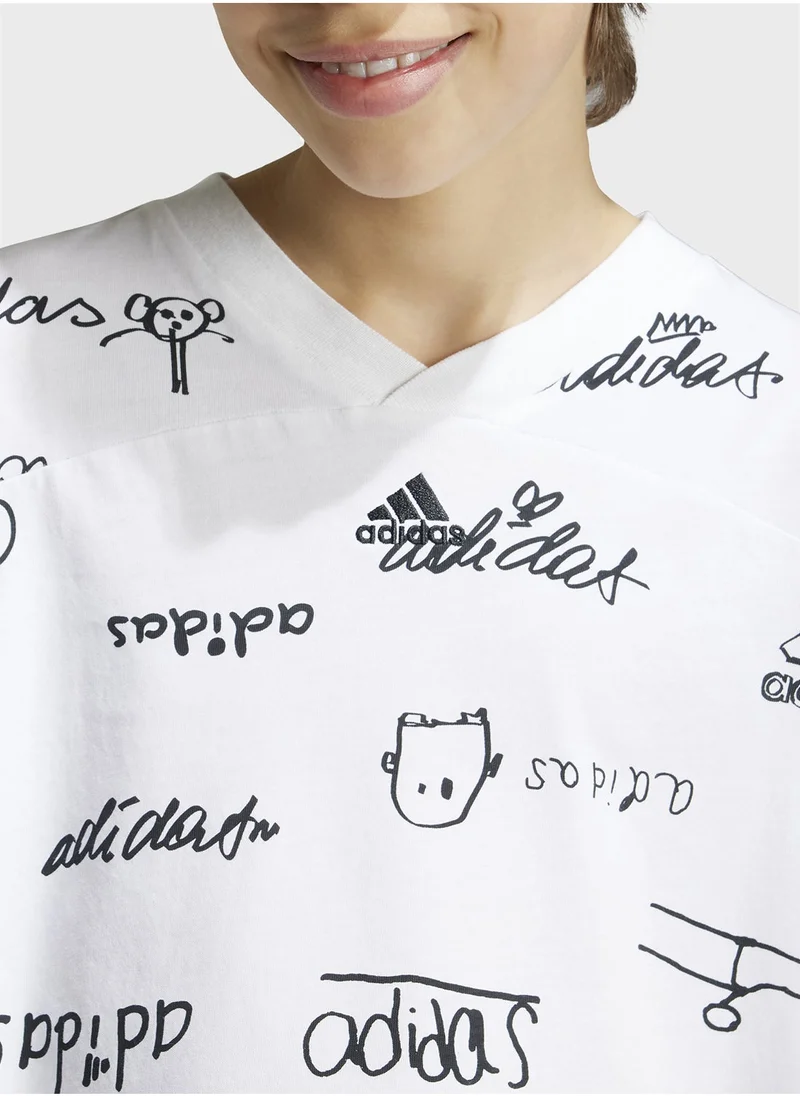 Adidas Youth Brand Love T-Shirt