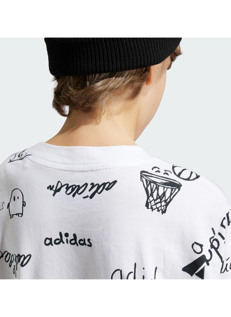 Adidas - Youth Brand Love T-Shirt - Image 1