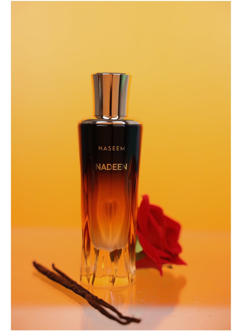 Naseem - Nadeen Aqua Alcohol-Free Water Perfume 80ml - Unisex Eau De Parfum - Enchanting Rose, Jasmine & Agarwood Blend - Perfect for Everyday Wear & Romantic Evenings - Image 1