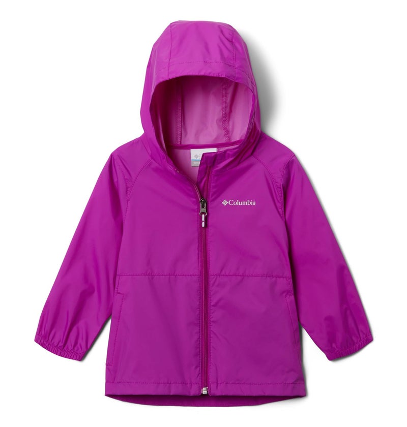Columbia Youth Girls Switchback II Rain Jacket, Bright Plum, Small - Image 4