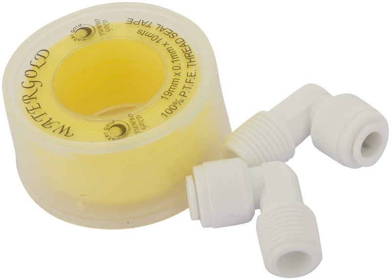 Shapure SLX Solenoid Valve (SV) 24V RO/UV Water Purifier Copper Binding with 10 m Teflon Tape and 2 pcs CONNECTORS - Image 3