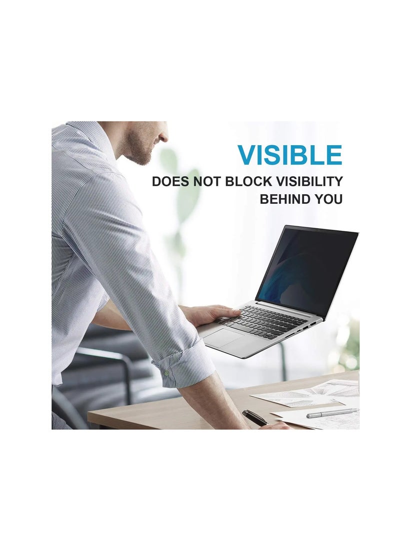 Designed for MacBook Pro 13 Inch(2016-2022, M1/M2) /MacBook Air 13 Inch(2018-2021, M1) Privacy Screen Protector --Black  - Image 3