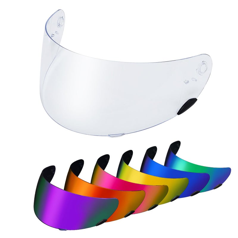 PSLER Qualifier Visor Qualifier Helmet Visor Motorcycle Face Shield Accessories Replacement for Bell QualifierStarVortexRS1RevolverClear