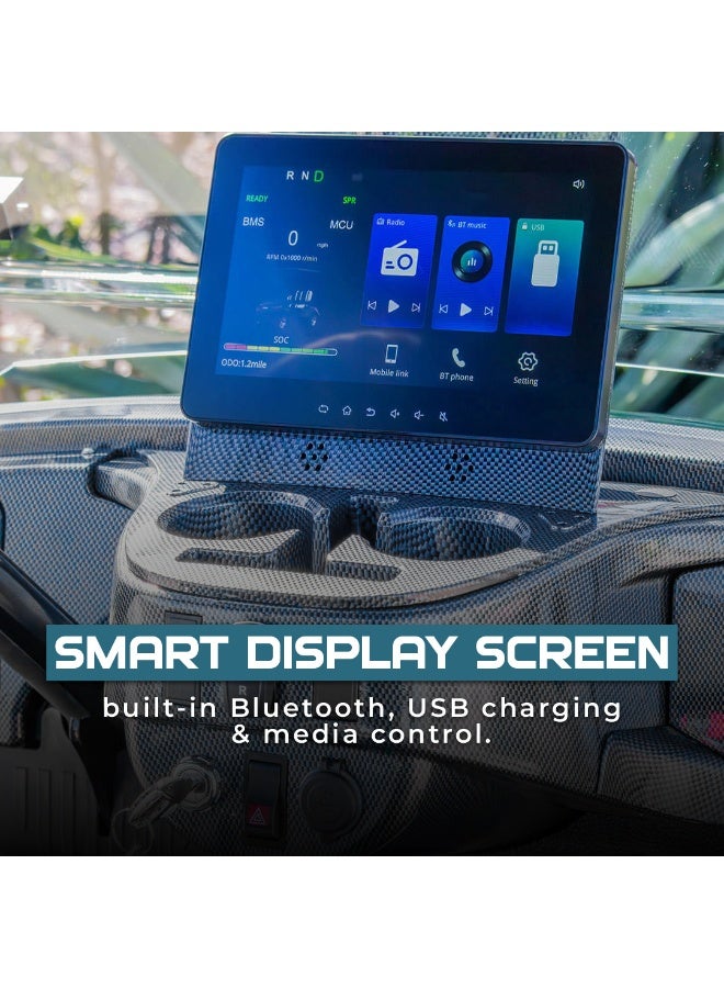 Keon Premium Lifted Electric Golf Cart Lithium Battery 4 Seater With Lifted Suspension and 3 Years Warranty - Image 4