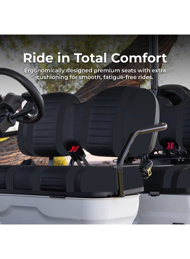 Keon Premium Lifted Electric Golf Cart Lithium Battery 4 Seater With Lifted Suspension and 3 Years Warranty - Image 5