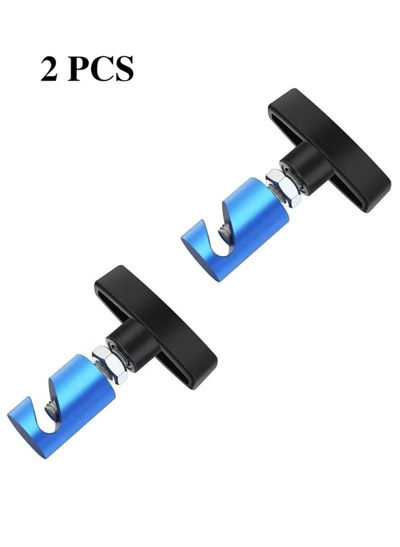 OMEVE Car Hood Prop Struts Clamp, Hood Lift Clamp, Lift Support Clamp, 0.55 Inch Hood Lift Support Clip, for Car Rod Retaining Holder Tool, Portable Aluminum Alloy Anti (2 PCS) - Image 1