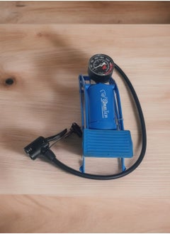 Buster 100PSI 7bar Multi-Purpose Single Foot Pump - Blue  - Image 3