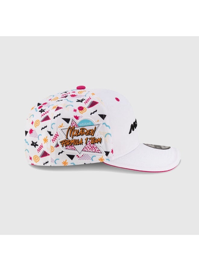 McLaren McLaren F1 Team Miami - themed Stylish Printed Baseball Cap  - Image 5