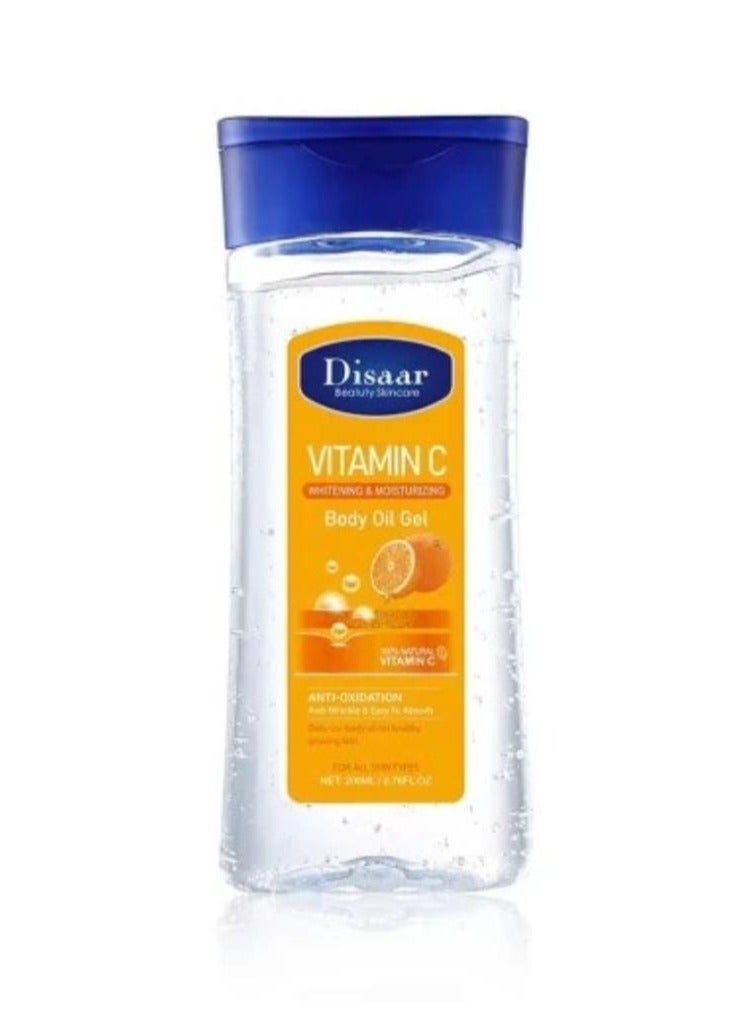 Disaar Deep Moisturizing Body Oil Gel with Vitamin C - 200 ml