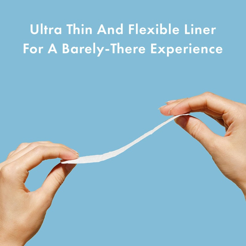 Rael Panty Liners for Women, Organic Cotton Cover - Daily Pantiliners, Light Absorbency, Unscented, Chlorine Free (Micro Thin, 280 Count) - Image 5