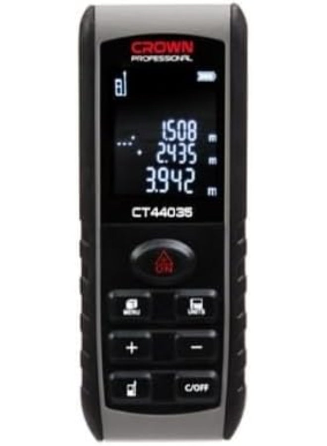 Crown CT44035 Digital Laser Distance Meter - 100 meter - Image 2