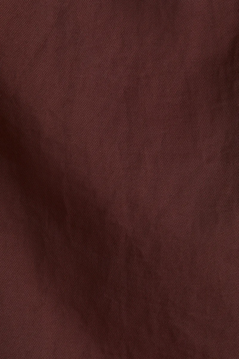 H&M Square-neck twill dress