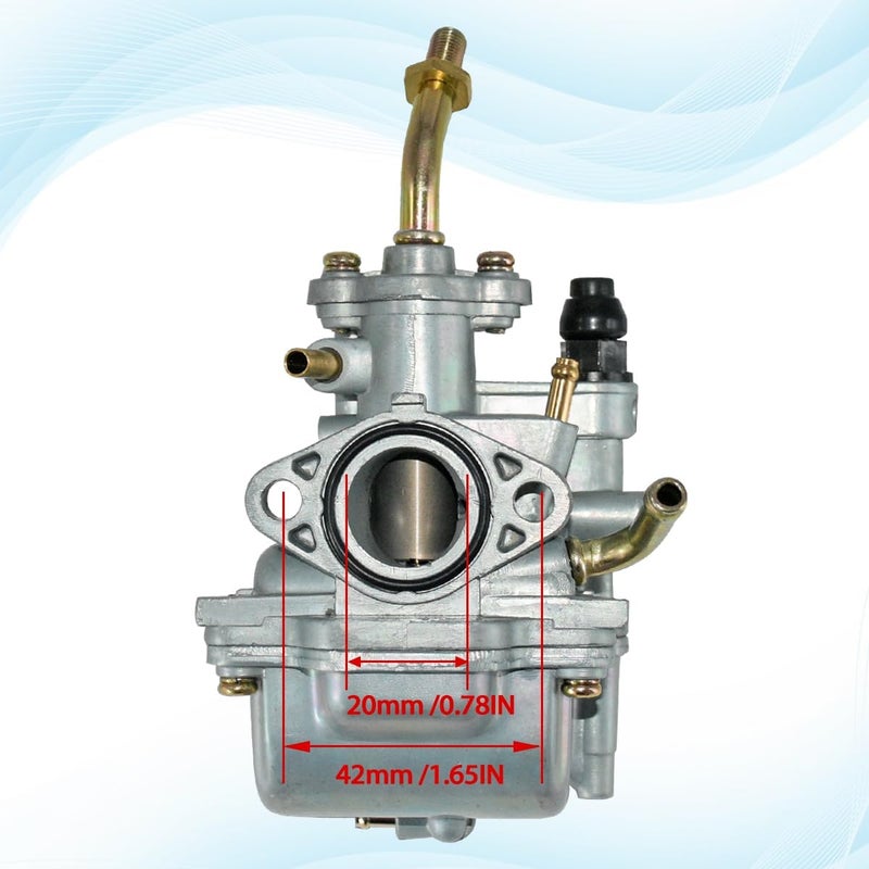 JDLLONG Carburetor for Yamaha TTR 90 (2000-2007) with Air Filter & Valve Petcock - Image 2