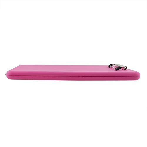 Saunders Pink SlimMate Plastic Storage Clipboard with Low Profile Clip - Portable Mobile Organizer for Home, Office, and Business Use (00835) - Image 3