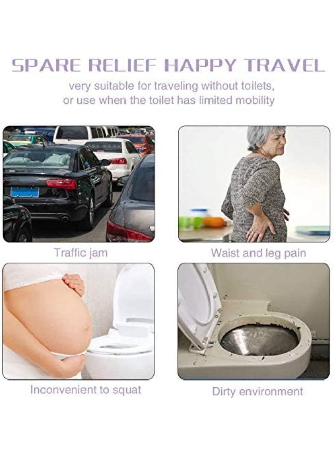 صن سباير 2 عبوة جهاز التبول الأنثوي ، المبولة الخارجية المصنوعة من السيليكون المحمول ، كوب بول قمع بلاستيكي للإناث ، مناسب للنساء يقف قمع أنثى قابل لإعادة الاستخدام ، التخييم ، في الهواء الطلق ، السفر ، الحدث - Image 5