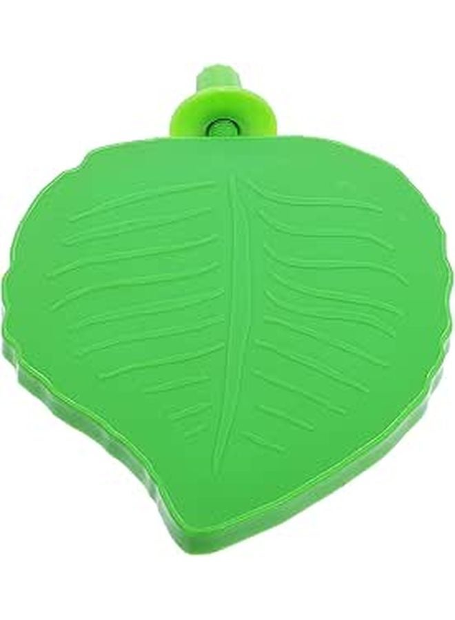 Natural Wood Bird Perch Stand Platform with Leaf Shape for Small Parrots Cage Accessory - Image 1