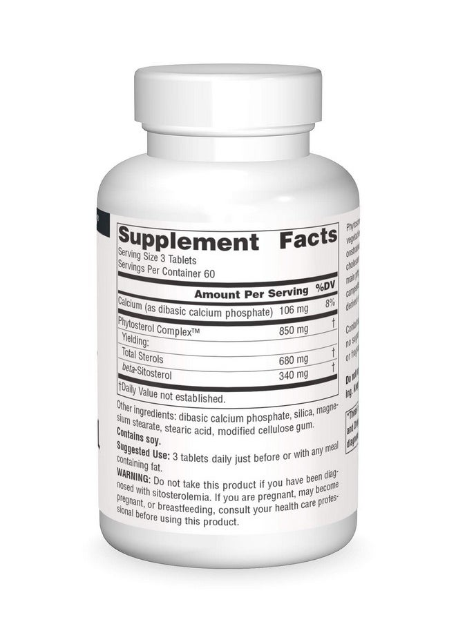 Phytosterol Complex With Beta Sitosterol Supports Healthy Cholesterol Levels* 113 Mg 180 Tablets