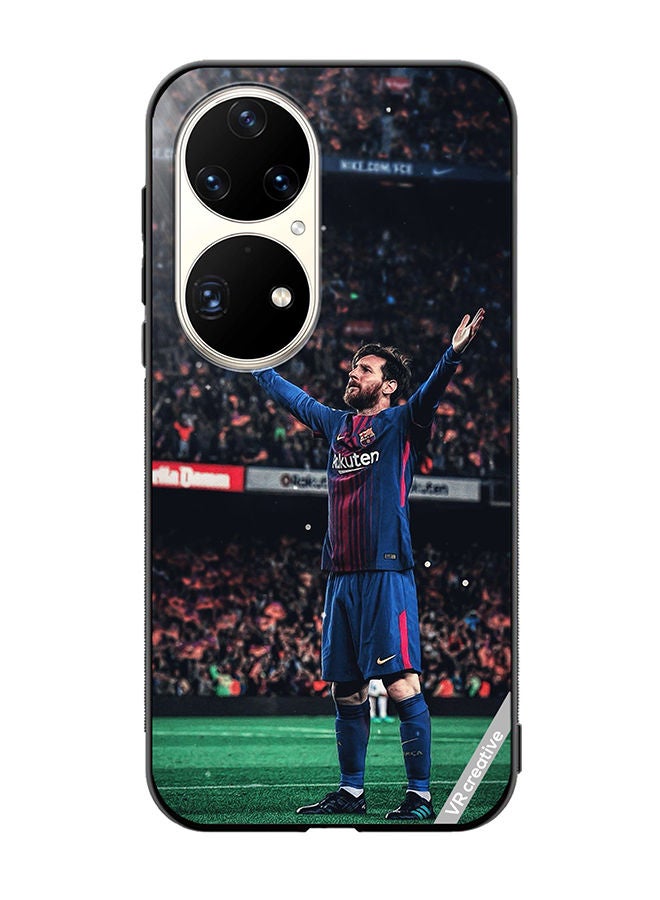 VR CREATIVE Protective Case Cover For Huawei P50 Pro Lionel Messi Design Multicolour - Image 1