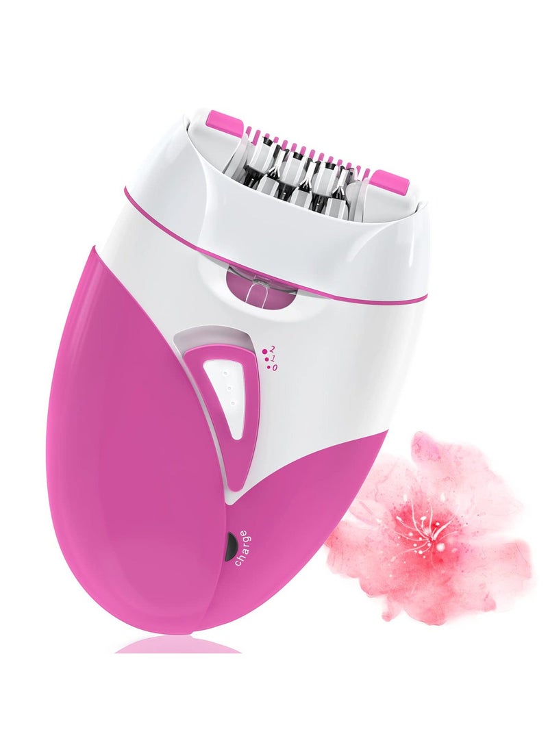 XiuWoo Epilator for Women, Portable Women Cordless Ladies Electric with LED Light Underarms, Legs, Arms, Bikini, - Image 1