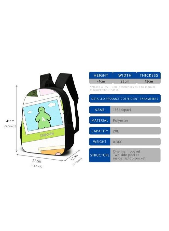 Cartoon style universal three-piece schoolbag - 454  - Image 3