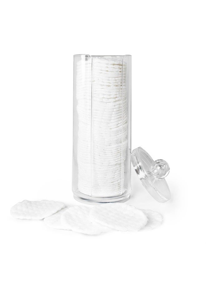 Super Z Outlet Cosmetic Cotton Pad Rounds Holder Makeup Removers Clear Acrylic Organizer Storage Display Rack - Image 1
