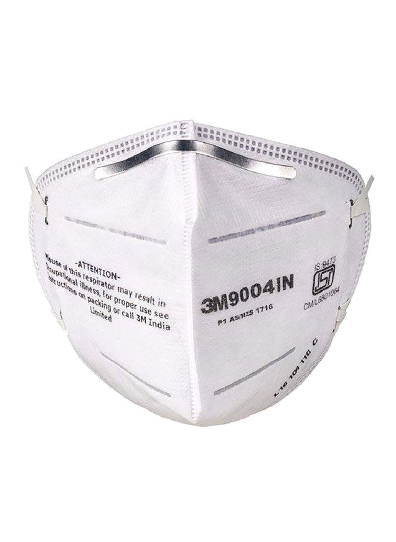 3M 3-Piece Disposable Adjustable Nose Clip Non-Valved Respiratory Mask Set White 2.2 x 12 x 12 cm UU008319186  - Image 1