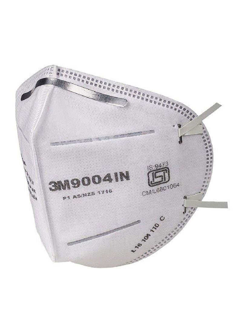 3M 3-Piece Disposable Adjustable Nose Clip Non-Valved Respiratory Mask Set White 2.2 x 12 x 12 cm UU008319186  - Image 3