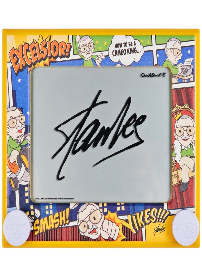 Etch A Sketch Classic, Stan Lee Limited-Edition Drawing Toy with Magic Screen, for Ages 3 and up - Image 3