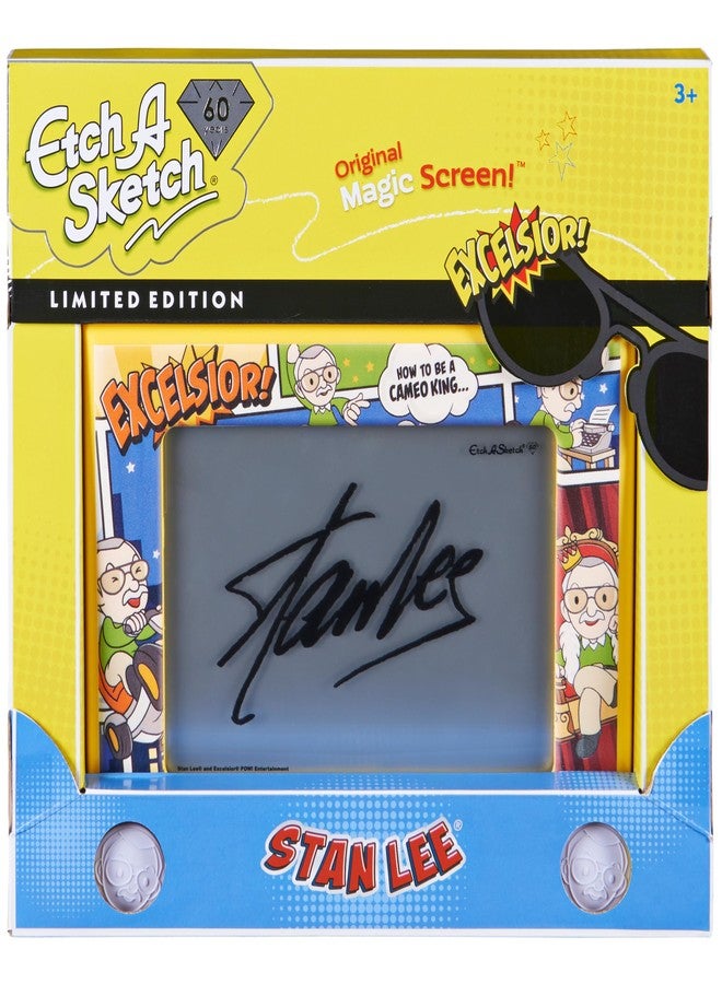 Etch A Sketch Classic, Stan Lee Limited-Edition Drawing Toy with Magic Screen, for Ages 3 and up - Image 1