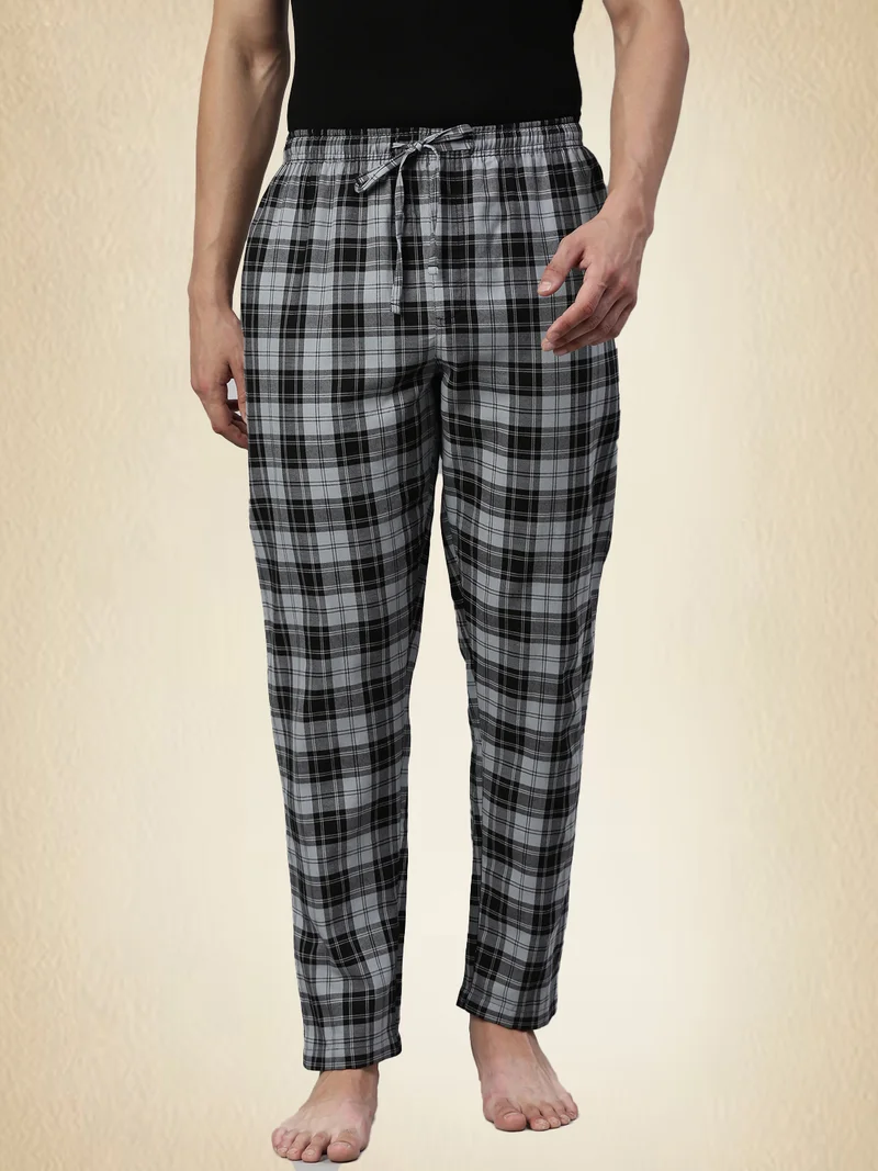 جوفن Men Checked Pyjama