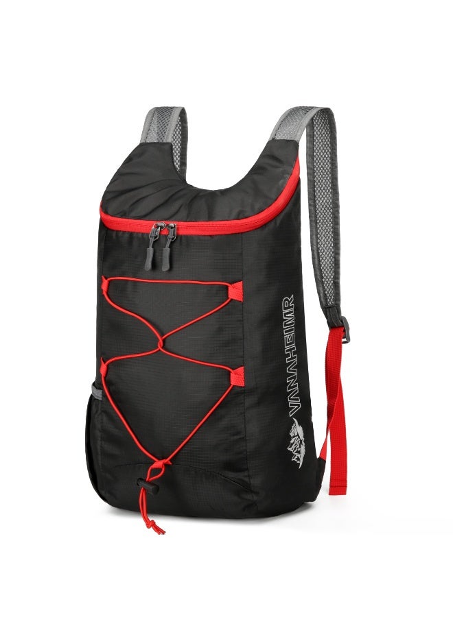 لبونير حقيبة ظهر خارجية خفيفة الوزن وقابلة للطي للمشي لمسافات طويلة والسفر والتخييم والاستخدام اليومي - نسيج متين ومقاوم للماء بسعة كبيرة، وأجزاء متعددة، وأحزمة كتف مريحة وتنفس، وجيوب جانبية للوصول السريع، ومنظم تخزين داخلي - مثالية للمغامرات الخارجية والتنقل والمدرسة والأنشطة الرياضية - Image 2