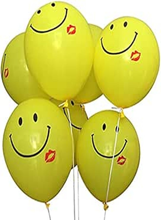 Ballons & Accessories - 10pcs Cute Printed Big Eyes Smiling Face Latex Balloons Happy Birthday Party Decoration Inflatable Air Balloons for Kids Gift (Lip)