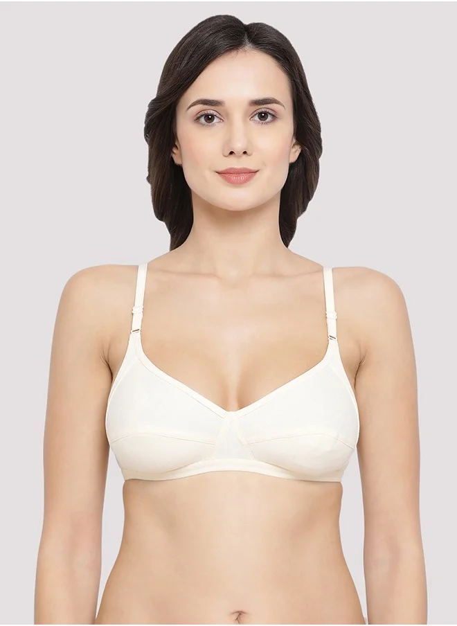 كلوفيا Clovia Pack of 2 Non-Padded Non-Wired Full Coverage Bra - Cotton Rich
