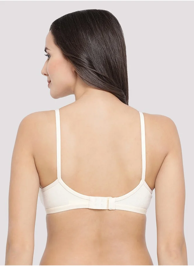 كلوفيا Clovia Pack of 2 Non-Padded Non-Wired Full Coverage Bra - Cotton Rich