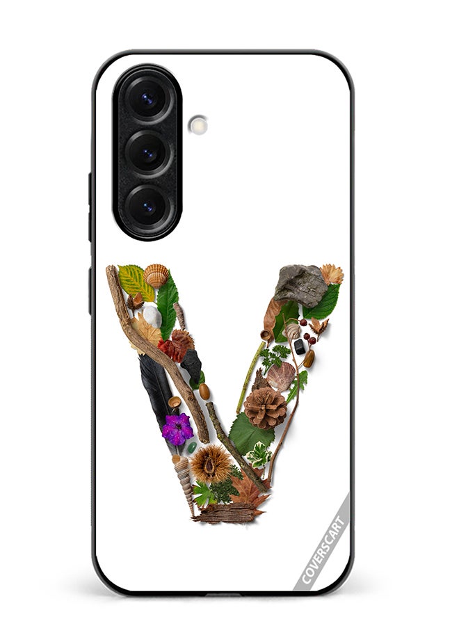 VR CREATIVE Protective Case Cover For Samsung Galaxy A56 Alphabet V Design Multicolour